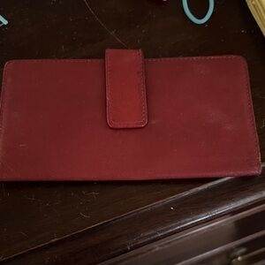 Red Leather Wallet